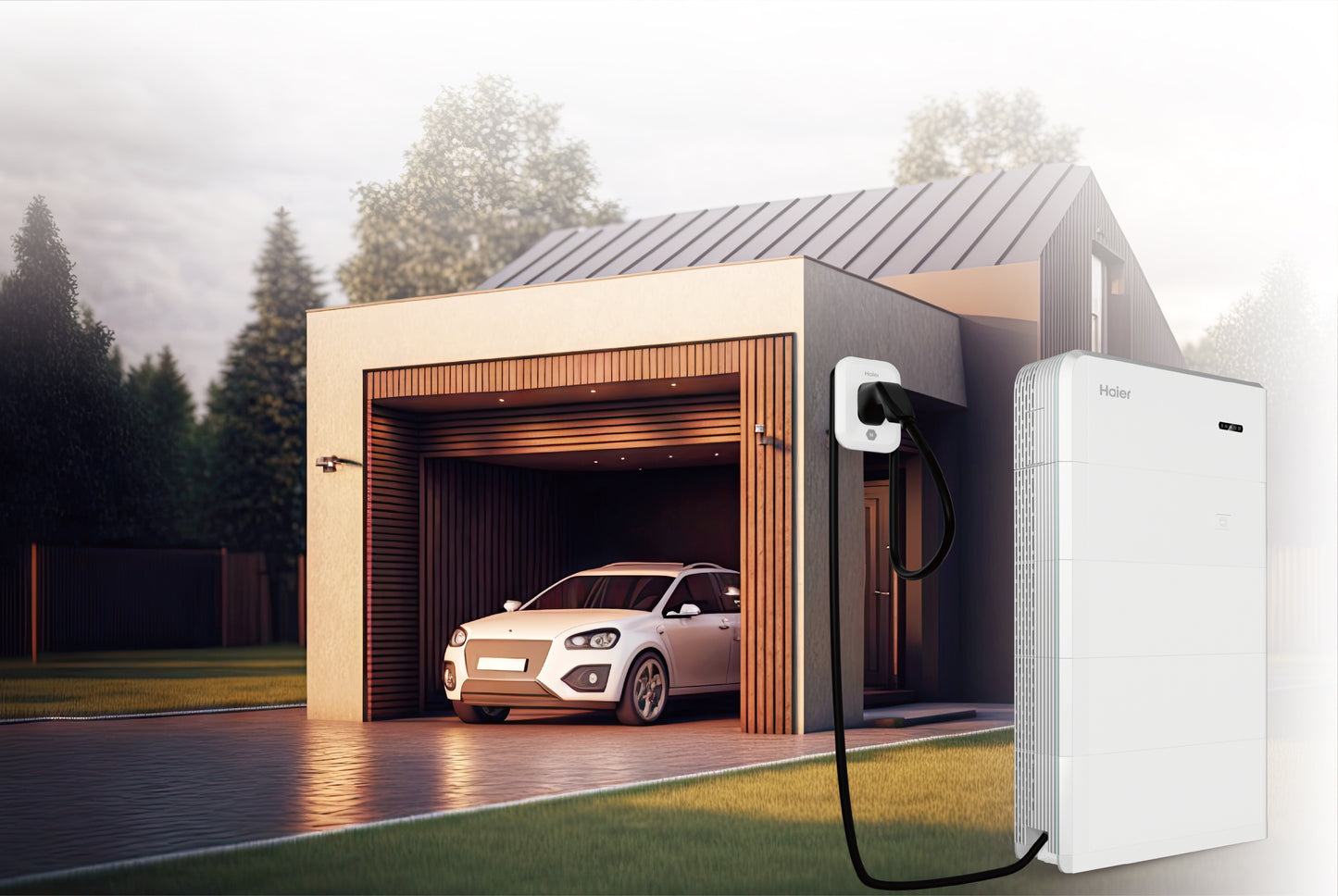 Haier Smart Cube DC V2X autolader 25kW